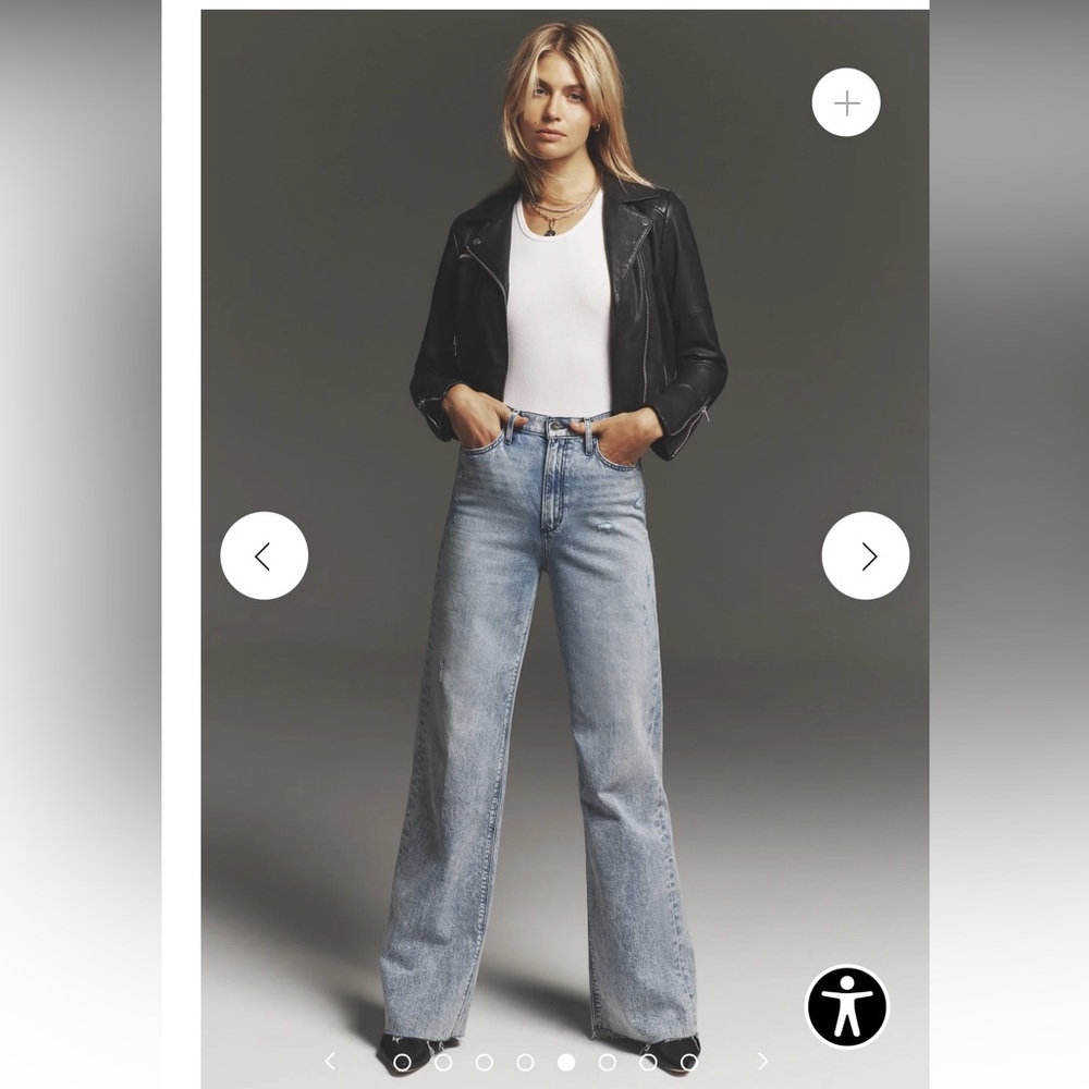 Joe’s Jeans “The Mia” high rise, wide leg